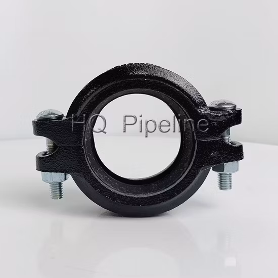 Фитинги из ковкого чугуна с пазами красного цвета по требованию заказчика.